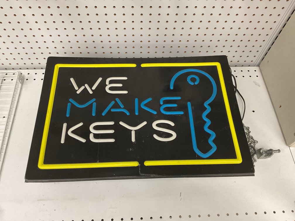 Illuminated We Make Keys Sign