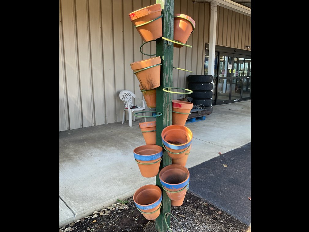 Painted Terracotta Pots