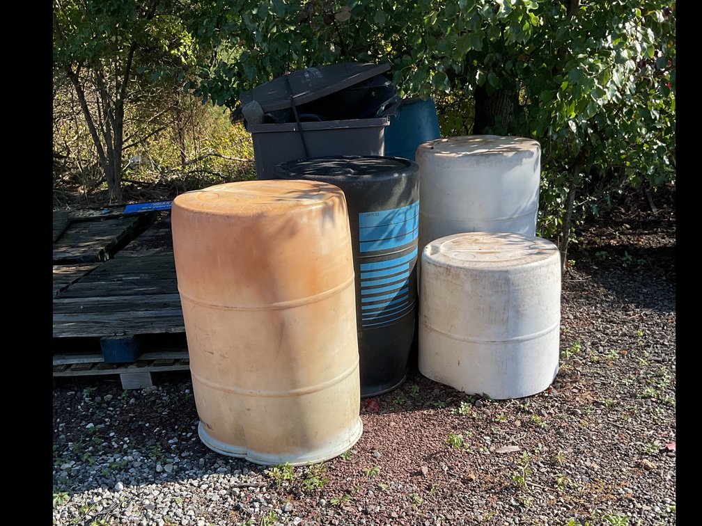 Plastic Barrels and Toter