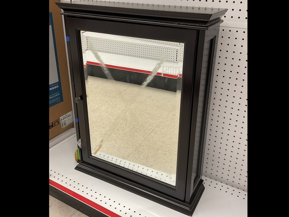 Espresso Mirrored Medicine Cabinet