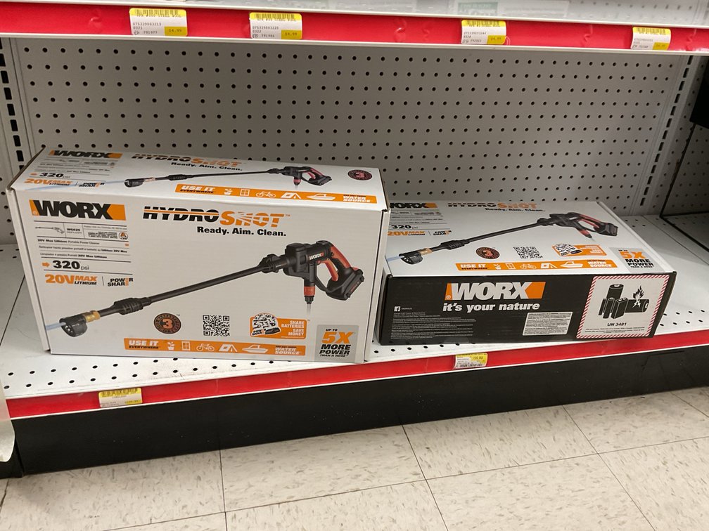 Worx Hydroshot 20V Max Portable Power Cleaners