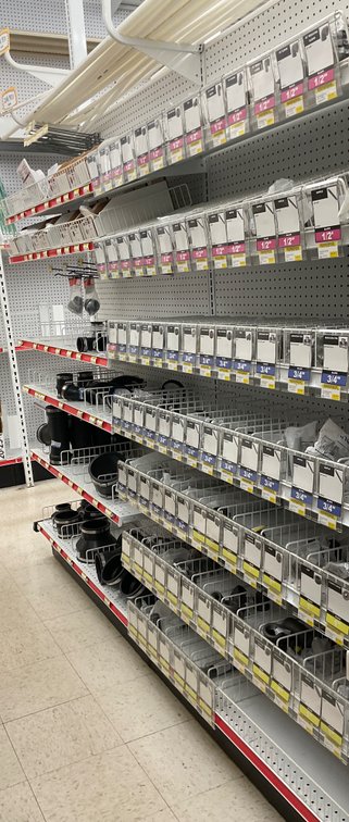 Plumbing Supplies with Black Iron Fittings, Drains, and Couplings