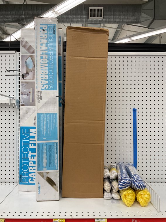 Easy Mask Protective Carpet Film and Various Rope