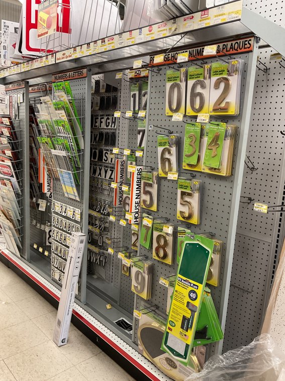 House Numbers, Letters, and Mailbox Accessories
