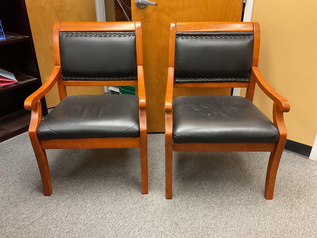 Pair of Office Armchairs