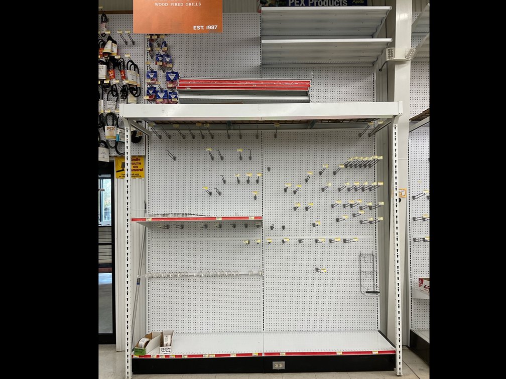 Lozier Commercial Store Gondola Shelving Unit