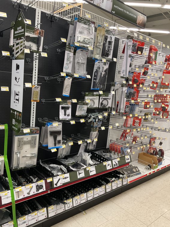 Assorted Gate Hardware, Casters, and Floor Protectors