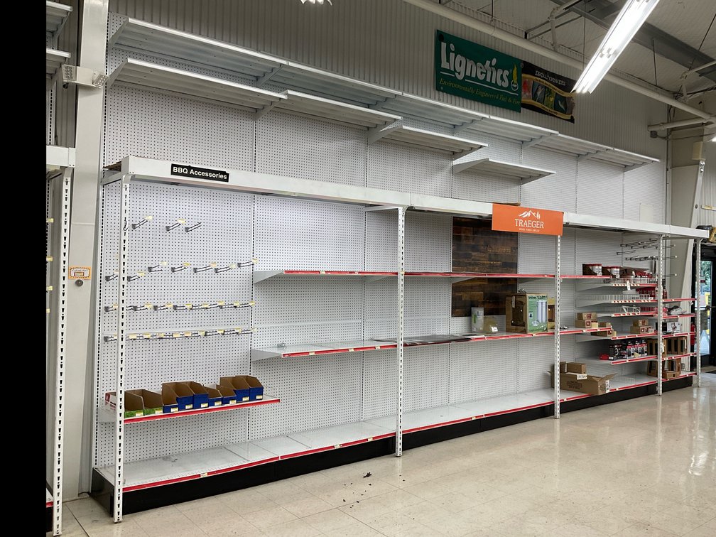 Lozier Commercial Store Shelving Unit