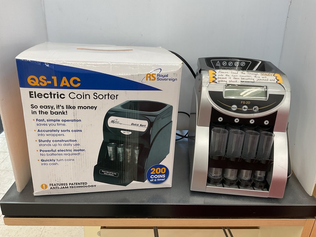 Royal Sovereign Electric Coin Sorters