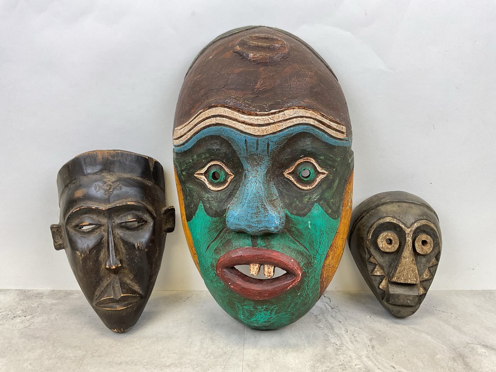 Wooden Face Masks