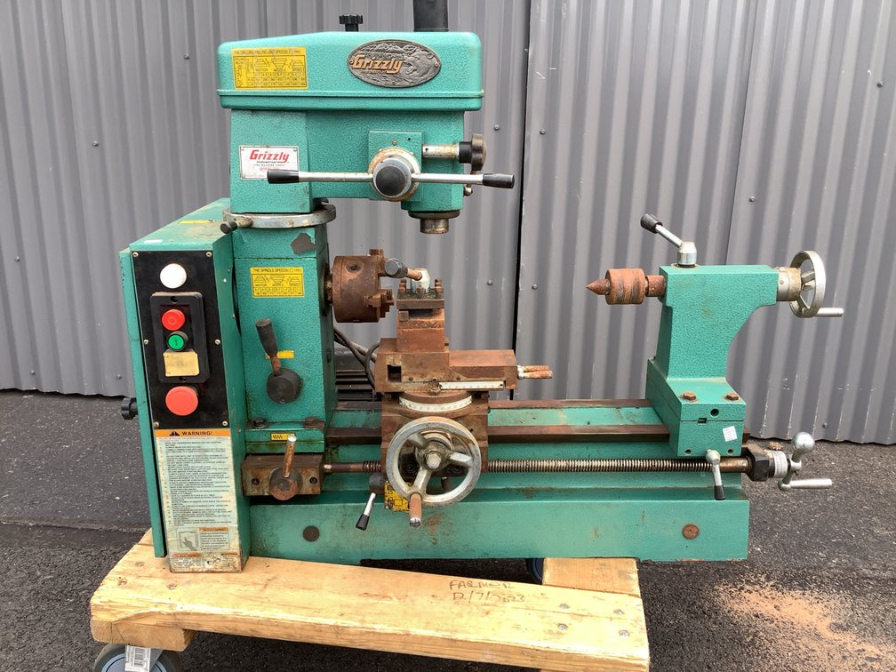 Grizzly Industrial Combo Metal Lathe/Mill