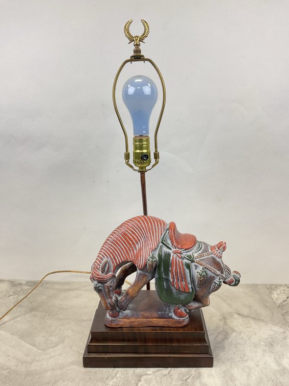Frederick Cooper Tang Style Horse Table Lamp