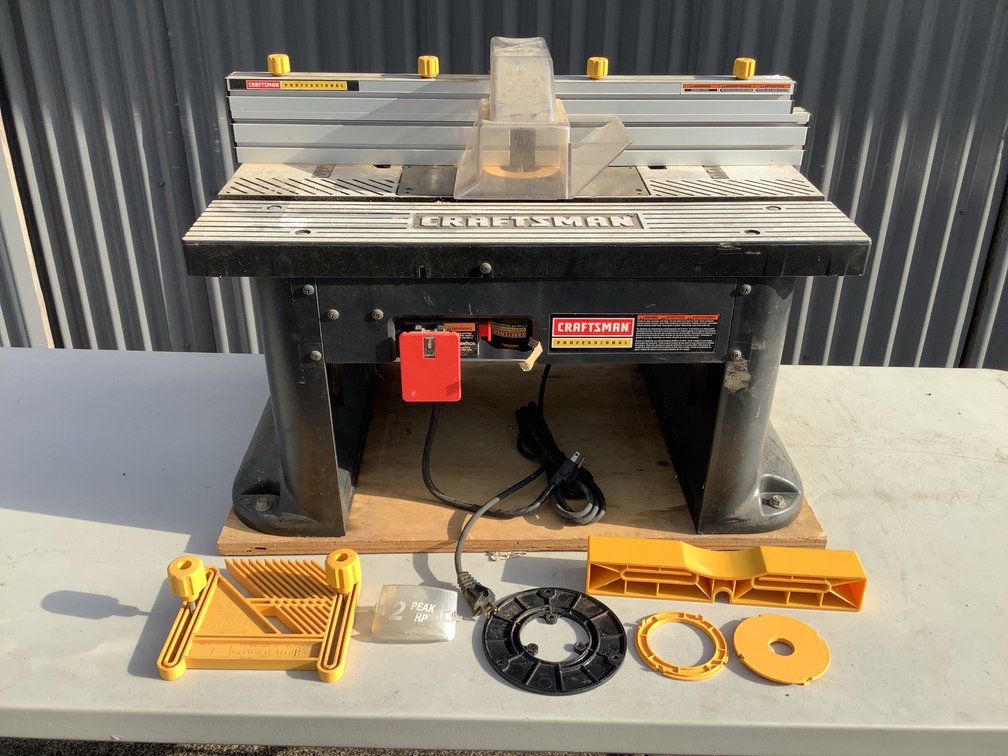Craftsman Professional Benchtop Router Table with Router