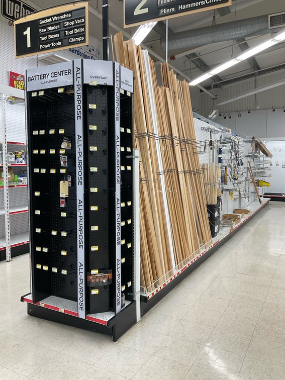 Store Display with Diablo Signs