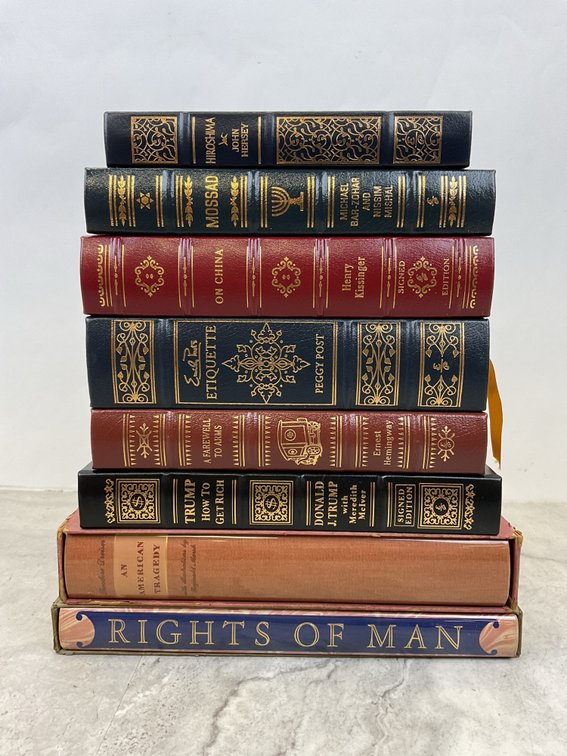 Leather-Bound and Slipcased Hardcover Books