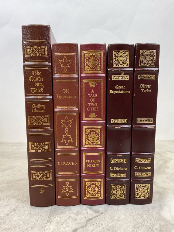 Leather-Bound Classic Hardcover Books