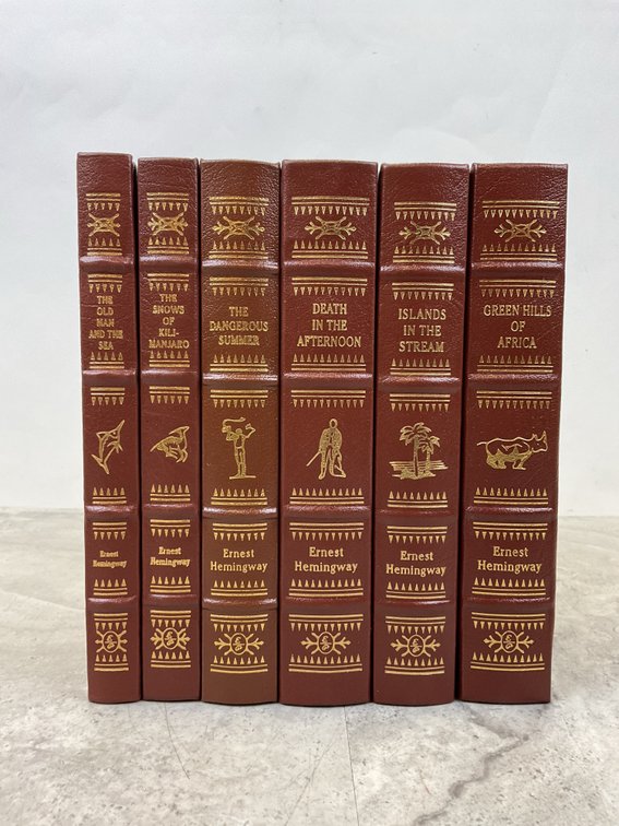 The Easton Press Ernest Hemingway Leather-Bound Books