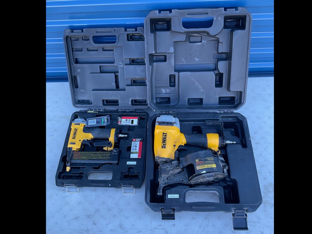 DeWalt DW66C-1 Coil Nailer and DWFP2350 Pin Nailer
