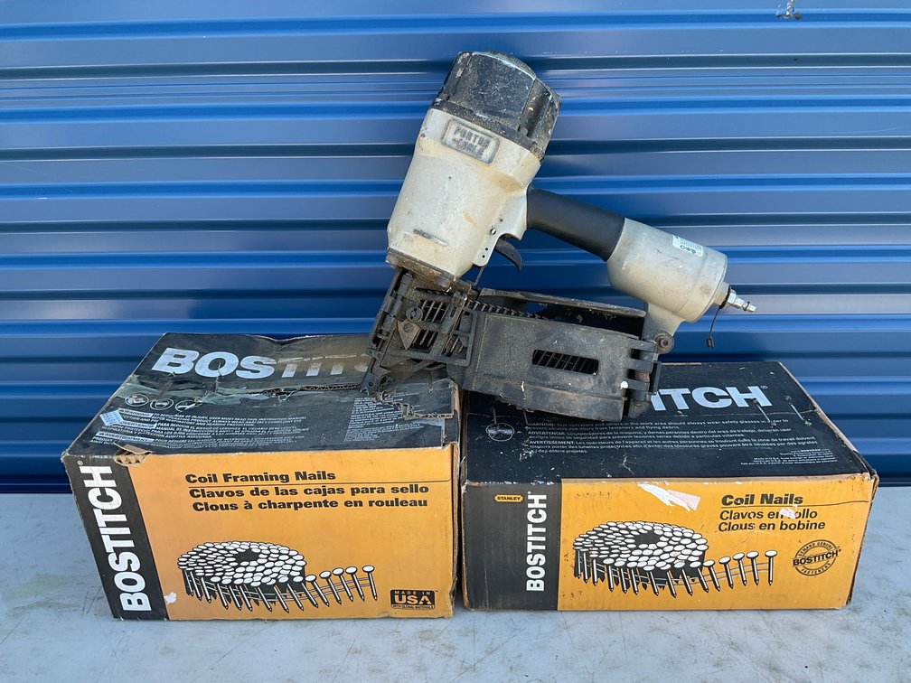 Porter-Cable Pneumatic Coil Nailer and Bostitch Coil Nails