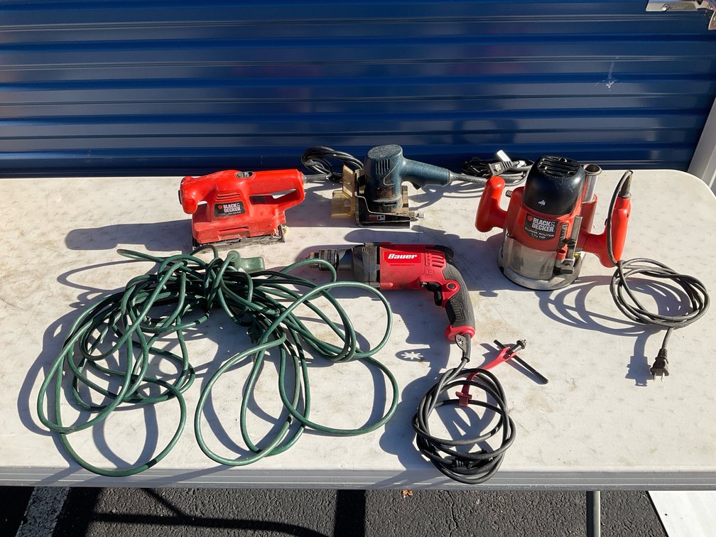 Plunge Router, Hammer Drill, Biscuit Joiner, and More