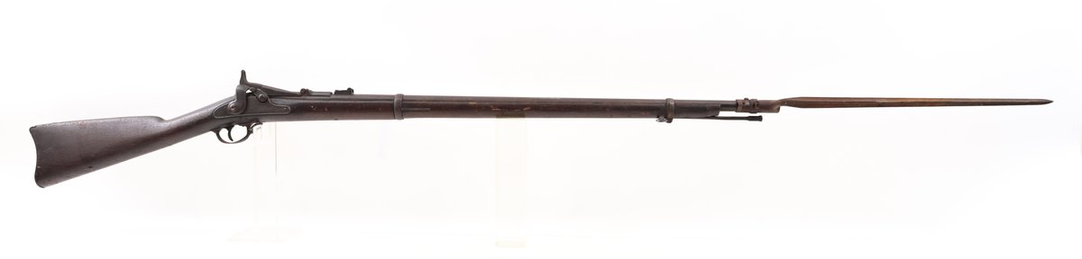 Antique US Springfield 1866 Allin Conversion Rifle Musket
