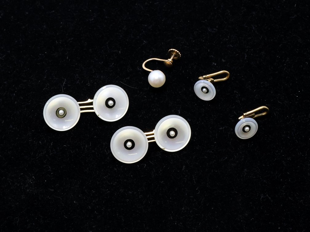 14k YG Cufflinks