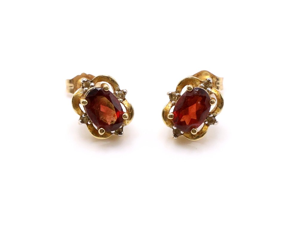 14k YG Earrings