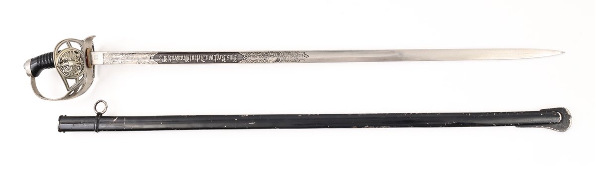 Imperial Prussian M1889 Hussar Reg No 3 Sword
