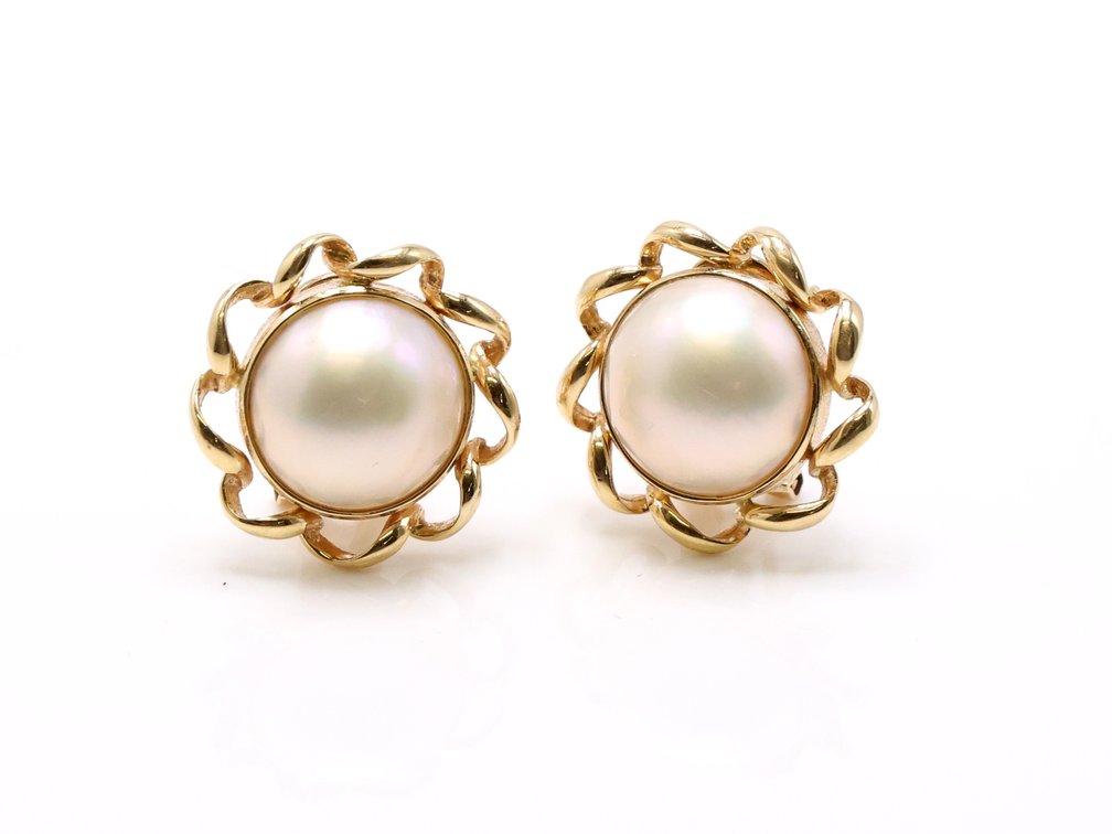 14k YG Earrings