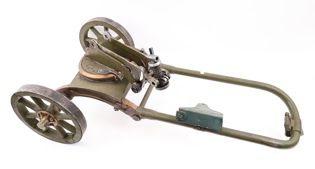 WWI/WWII Finn Capture Marked Soviet Tula (Maxim M190) Sled/Cart