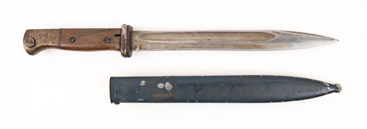 German K98 Bayonet With Matching Number Scabbard