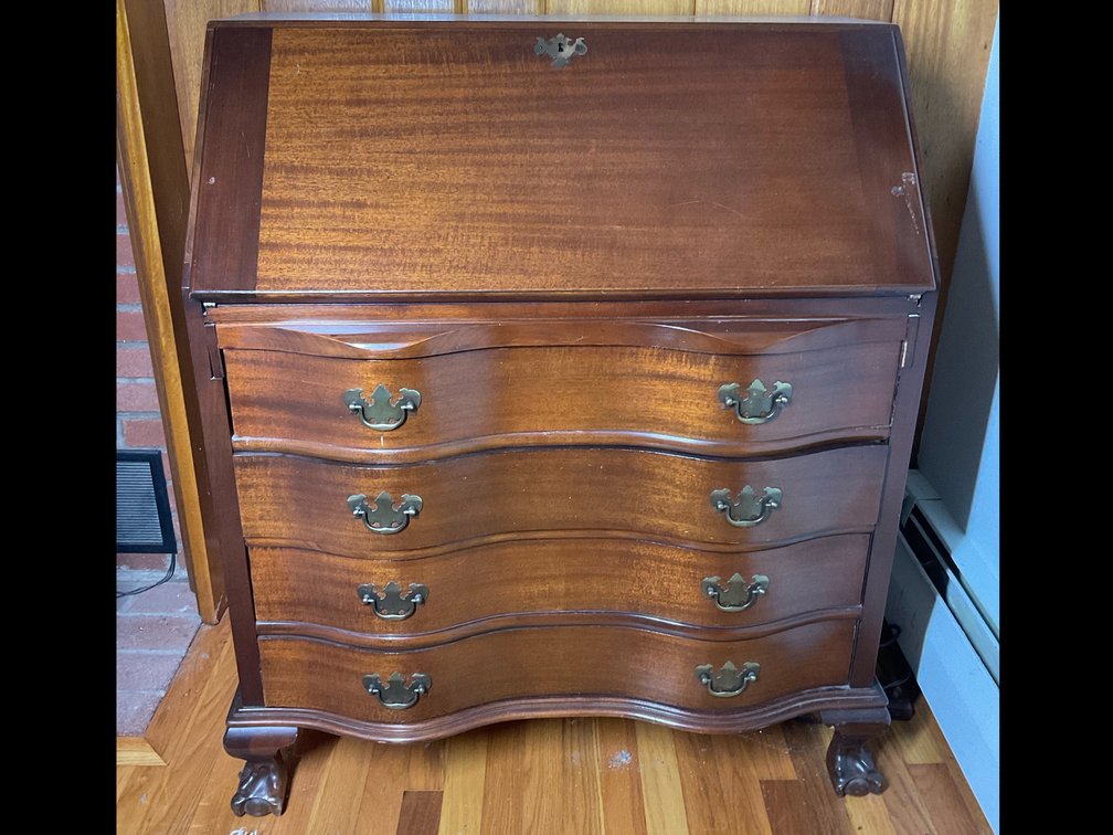 Maddox Colonial Reproductions Slant-Front Secretary Desk