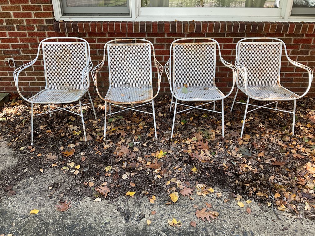 Metal Outdoor Patio Armchairs