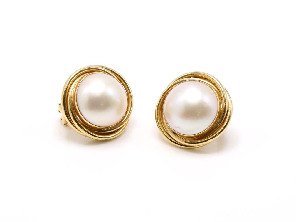14k YG Earrings