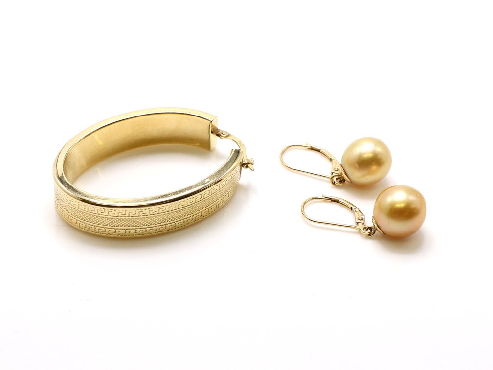 14k YG Earrings