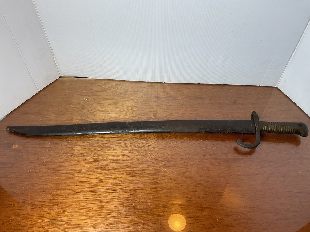 French Chassepot Bayonet Sword with Scabbard