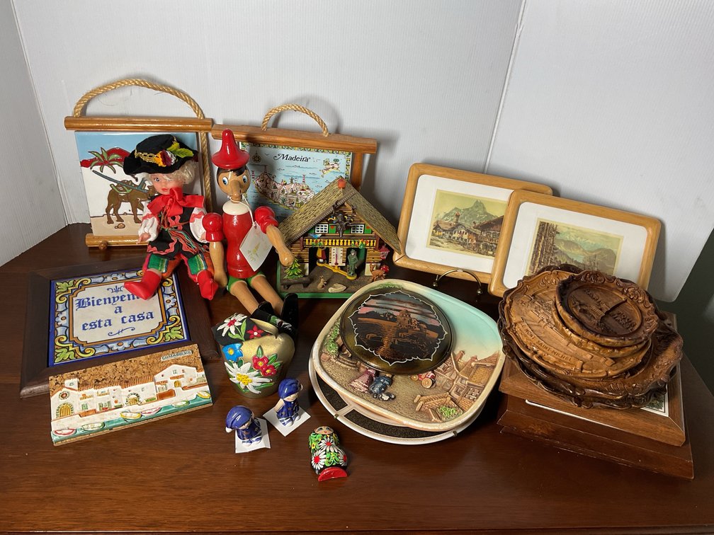 European Travel Souvenirs and Home Decor
