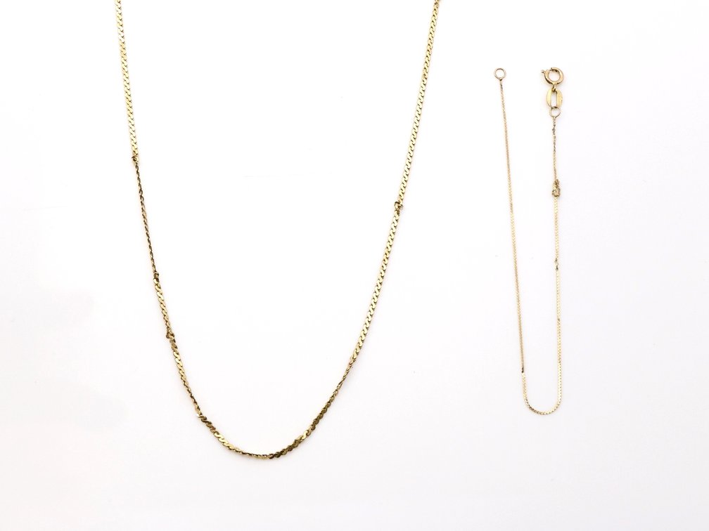 14k YG Bracelet & Necklace Chain