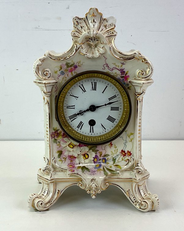 Royal Bonn Porcelain Mantel Clock