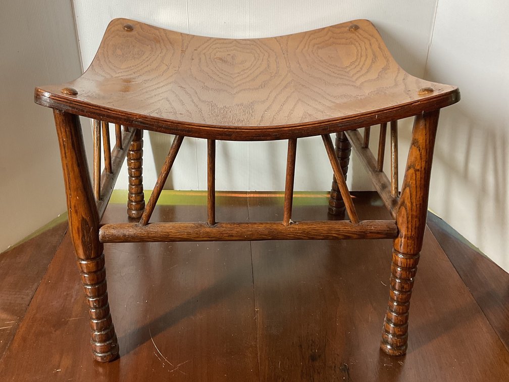 Egyptian Revival Style Thebes Stool