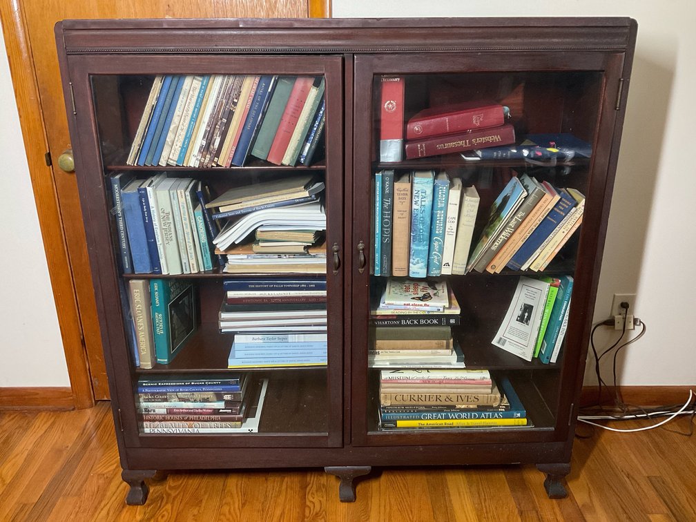 Wood Enclosed Bookshelf