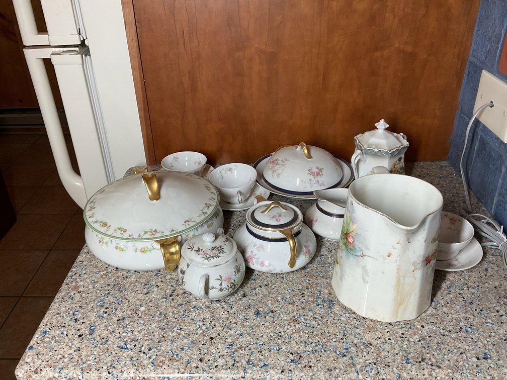 Partial Porcelain Tea Services Including Haviland