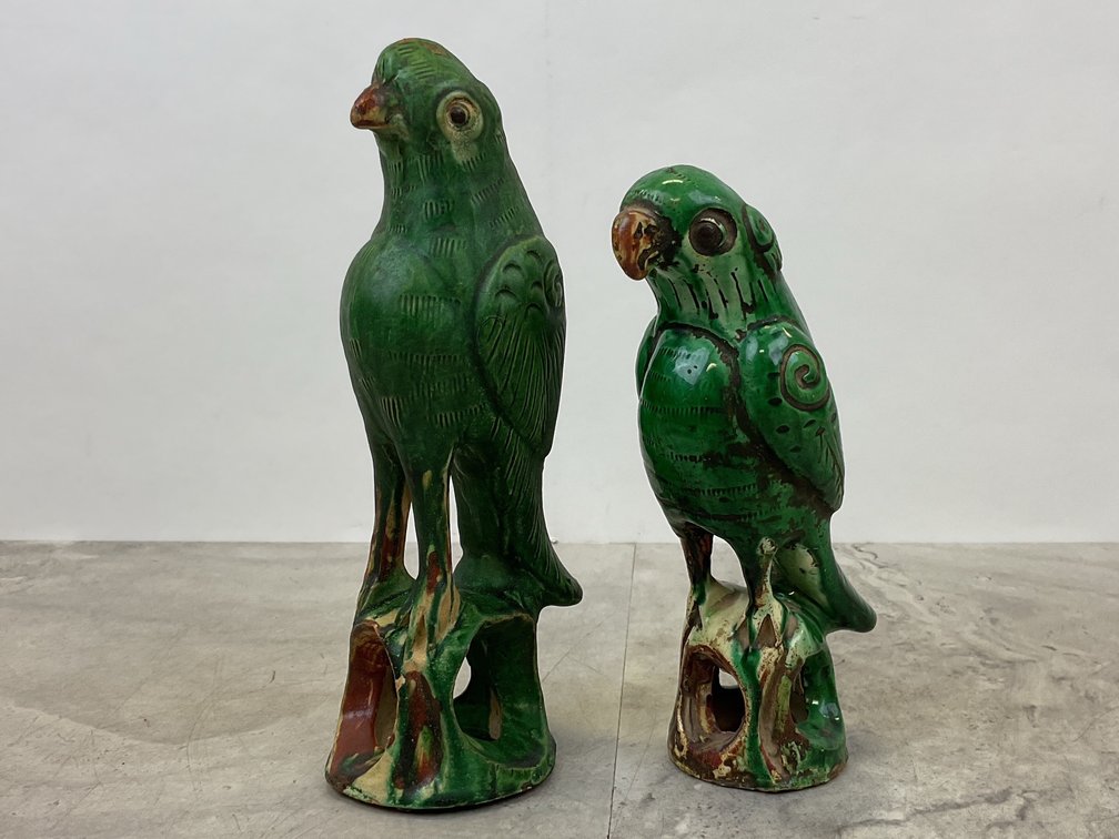Parrot Figural Roof Tiles