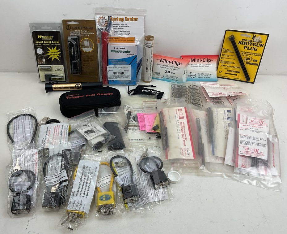 Firearm Accessories, Gunsmithing Tools, Springs, and Locks