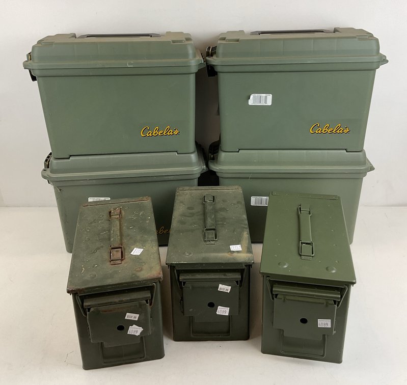 Plastic Dry Storage Boxes and Metal Ammo Cans (7)