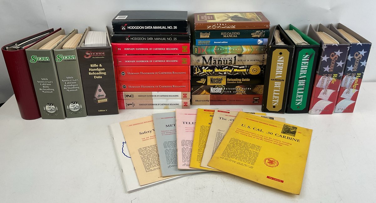 Ammunition Reloading Manuals and Reference Booklets