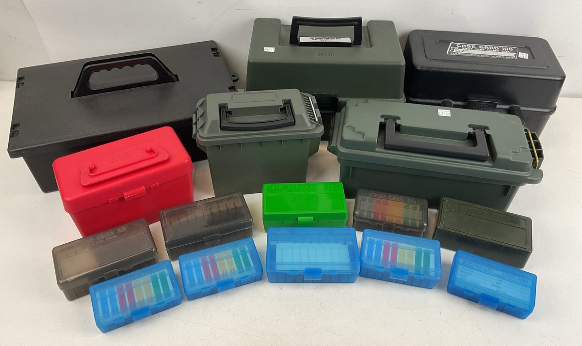 Plastic Ammunition Storage Boxes and Utility Cans