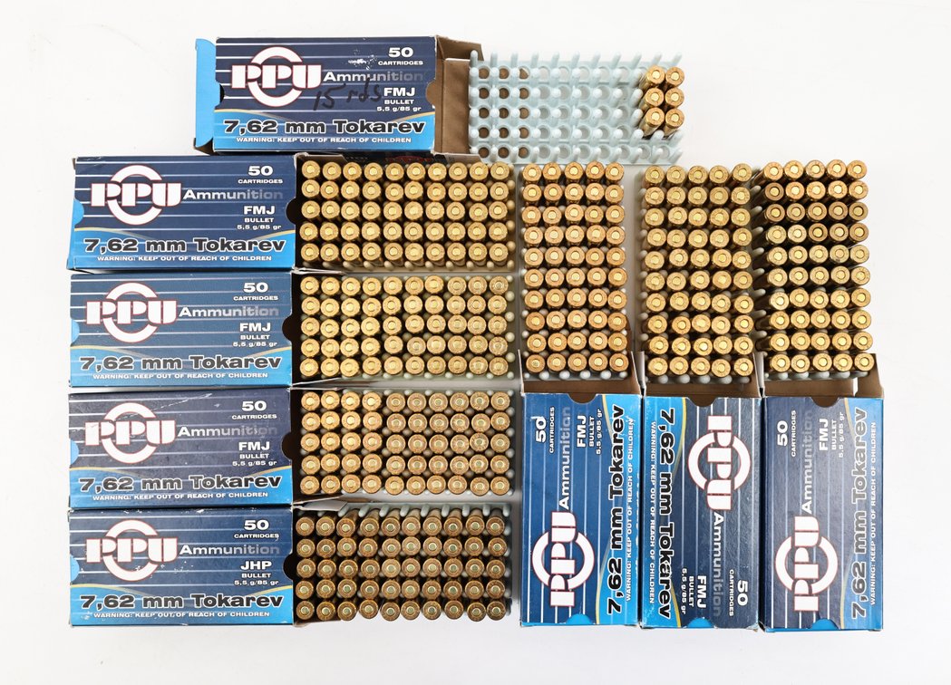 7.62x25 Tokarev Ammo