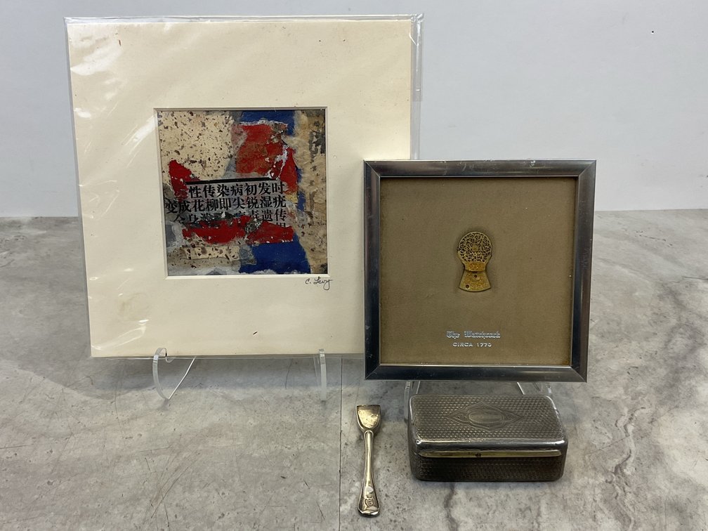 Framed Watchcock, Collage Art & Collectibles