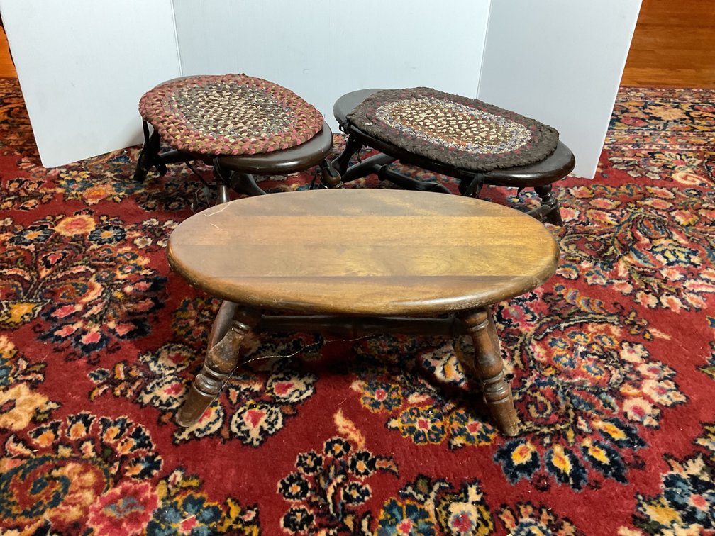 Wooden Footstools